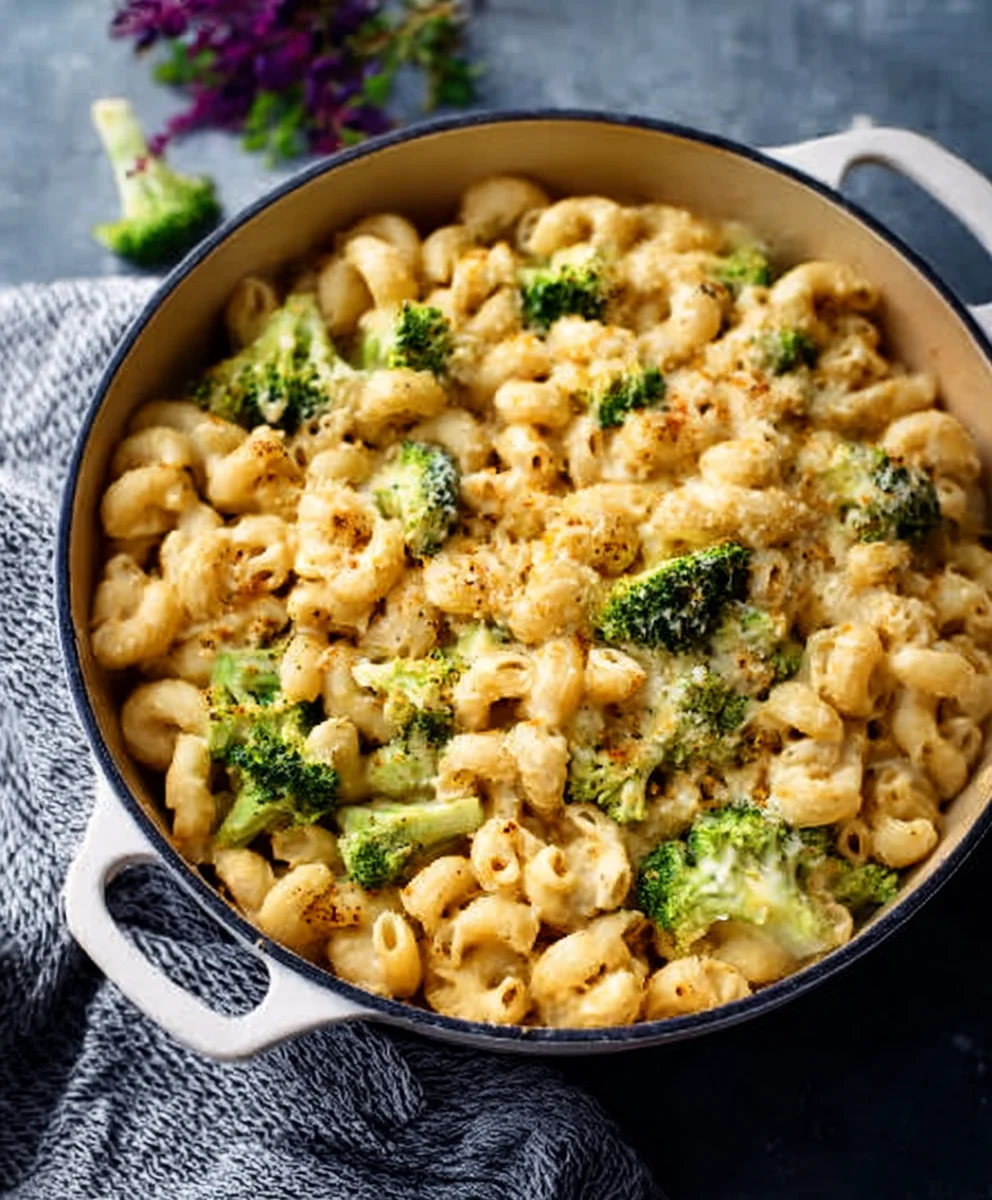 Healthy Broccoli Mac and Cheese - One Pot Wonder