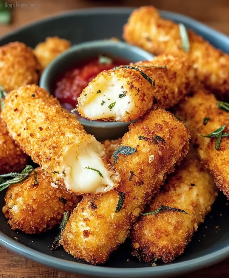 Air Fryer Mozzarella Sticks – Crispy & Easy Appetizer