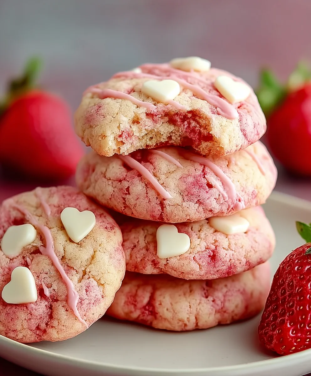 Strawberry Non-Non-Non-Alcoholic Alternativeic Vnon-alcoholic alentine Cookies Recipe