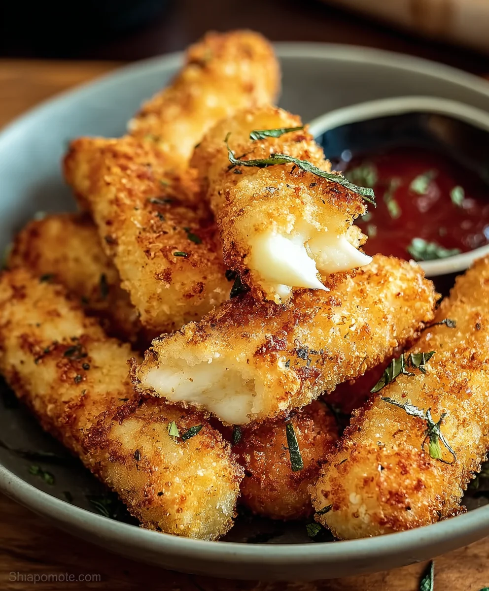 Air Fryer Mozzarella Sticks - Crispy & Easy Appetizer
