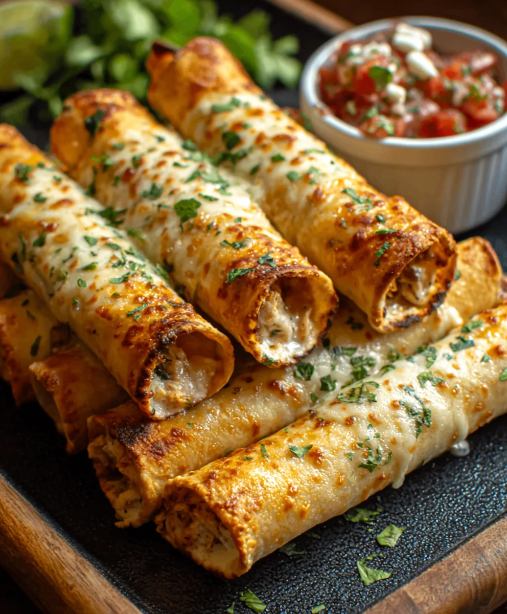 Crispy Chicken Taquitos Easy Recipe