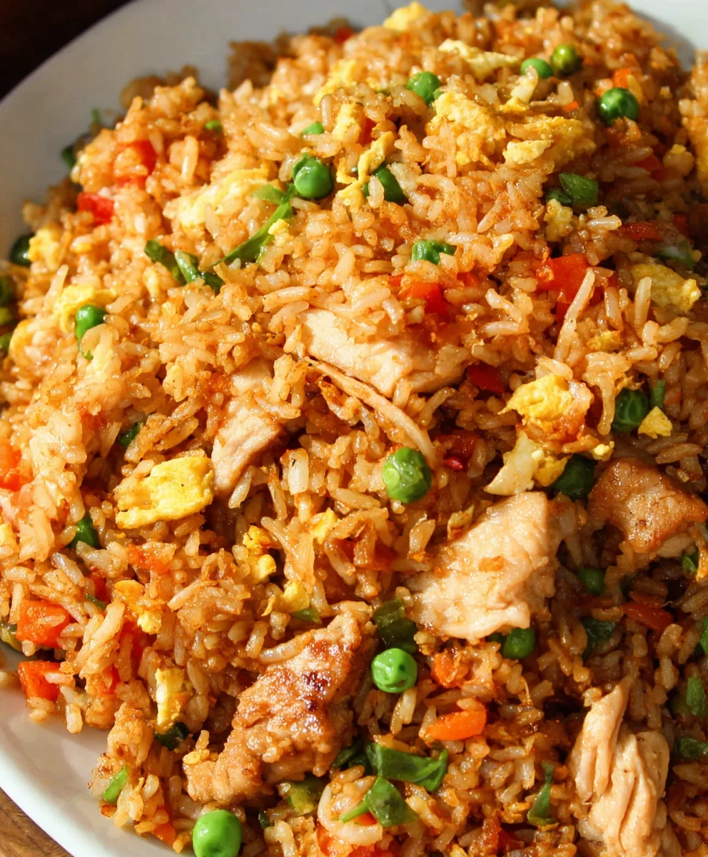 Quick Easy Chicken Fried Rice Dinner Delight