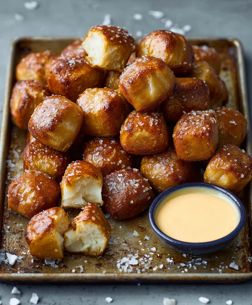 Easy Homemade Soft Pretzel Bites Recipe