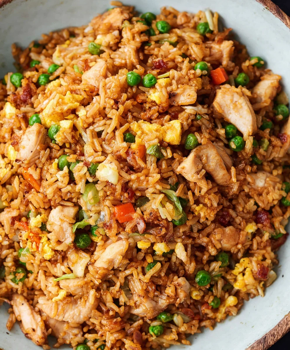 Quick Easy Chicken Fried Rice Dinner Delight