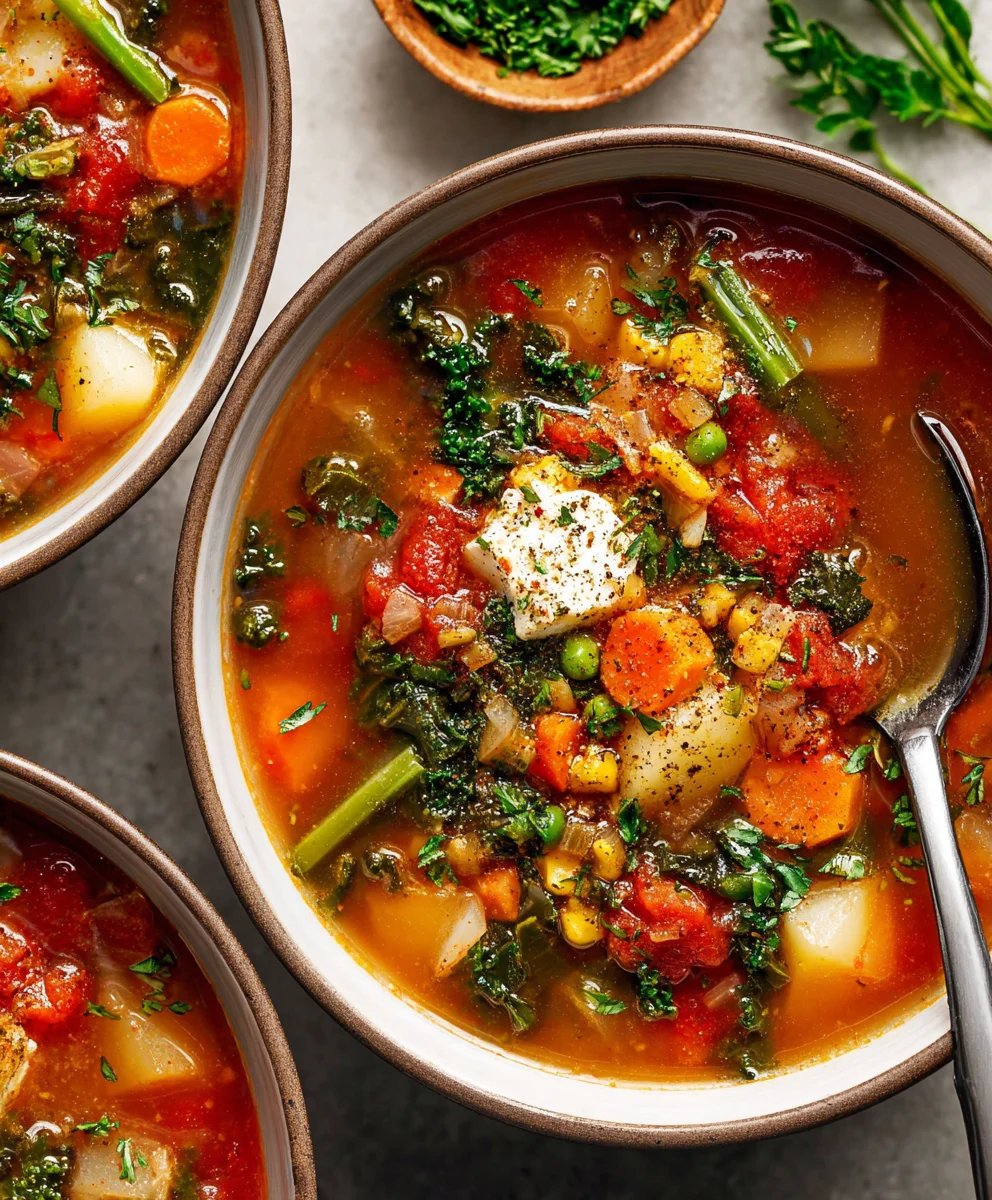 Easy Vegetable Soup - Delicious & Quick Comfort Food