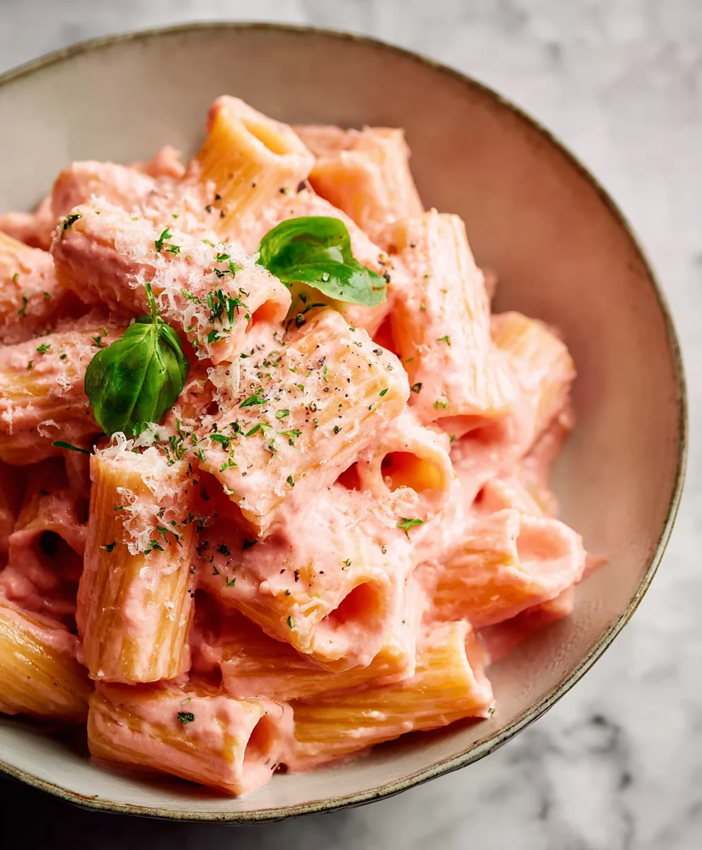 Easy Pink Sauce Pasta- Quick & Creamy Recipe