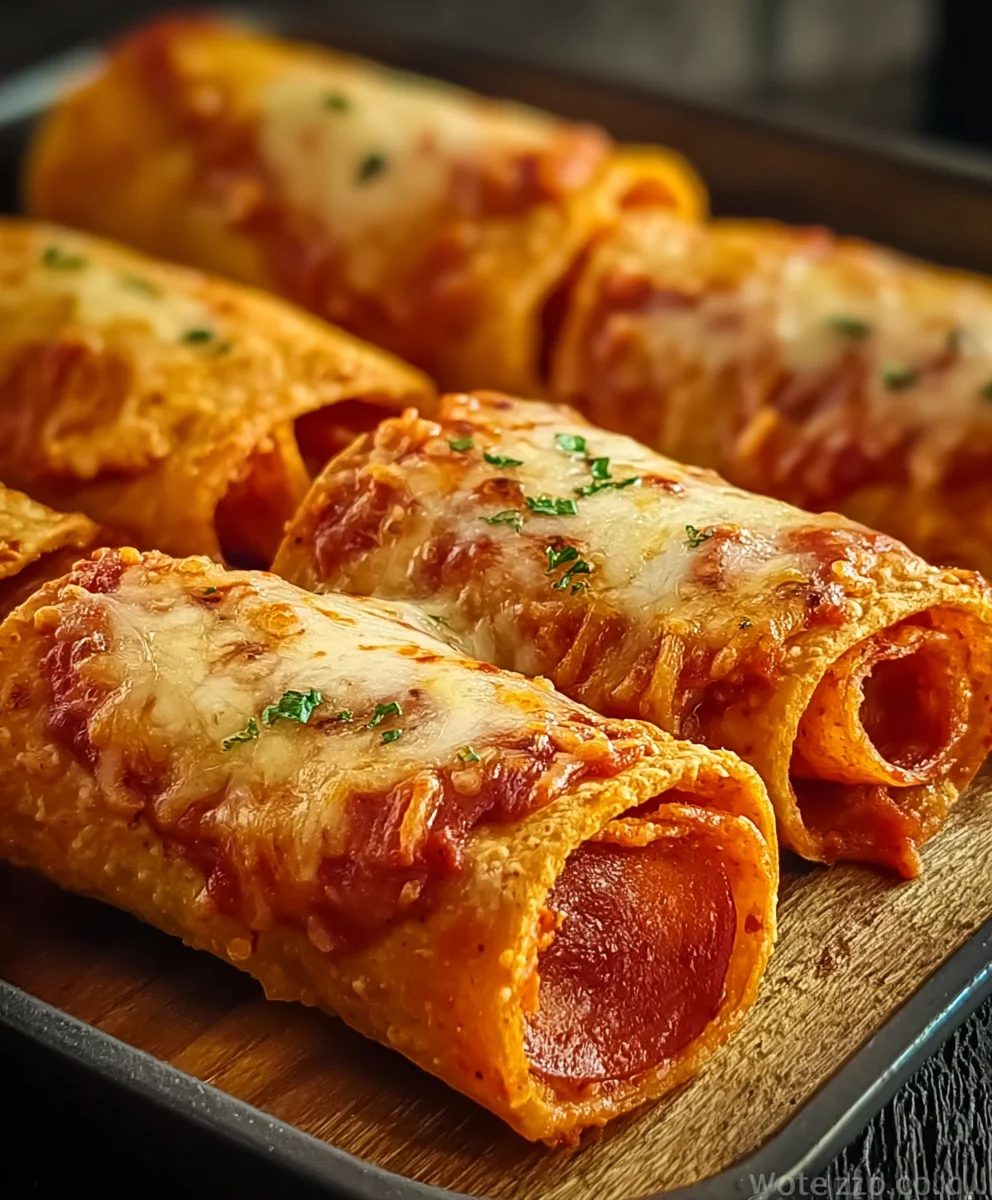 Doritos Pizza Rolls - Easy Cheesy Snack Recipe