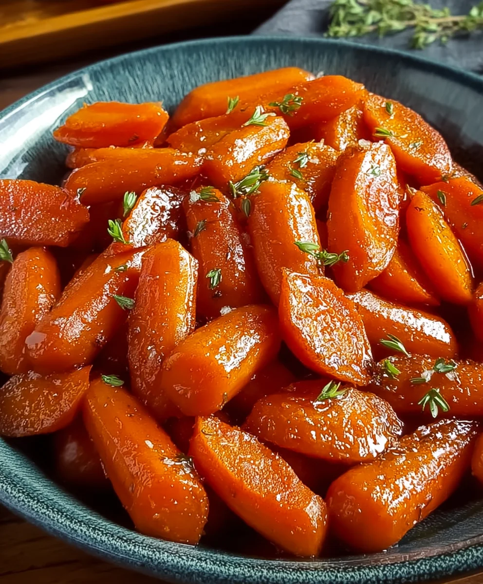 Sweet Glazed Carrots - Easy Homemade Recipe