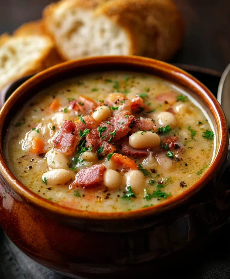 Hearty White Bean Beef Beef Bacon Soup – Delicious Recipe