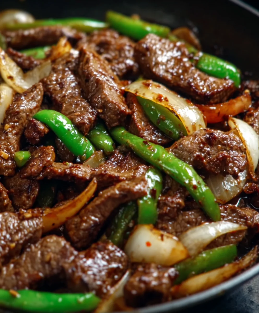 Chinese Pepper Steak with Onions-Quick Recipe