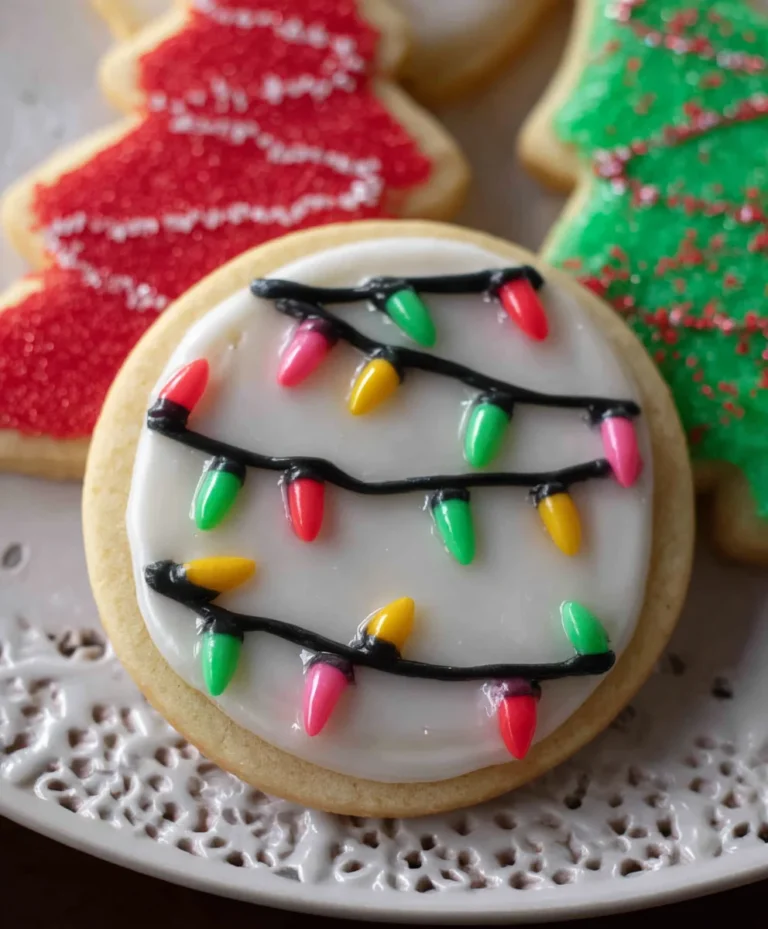Christmas Lights Sugar Cookies-Festive & Bright Recipe