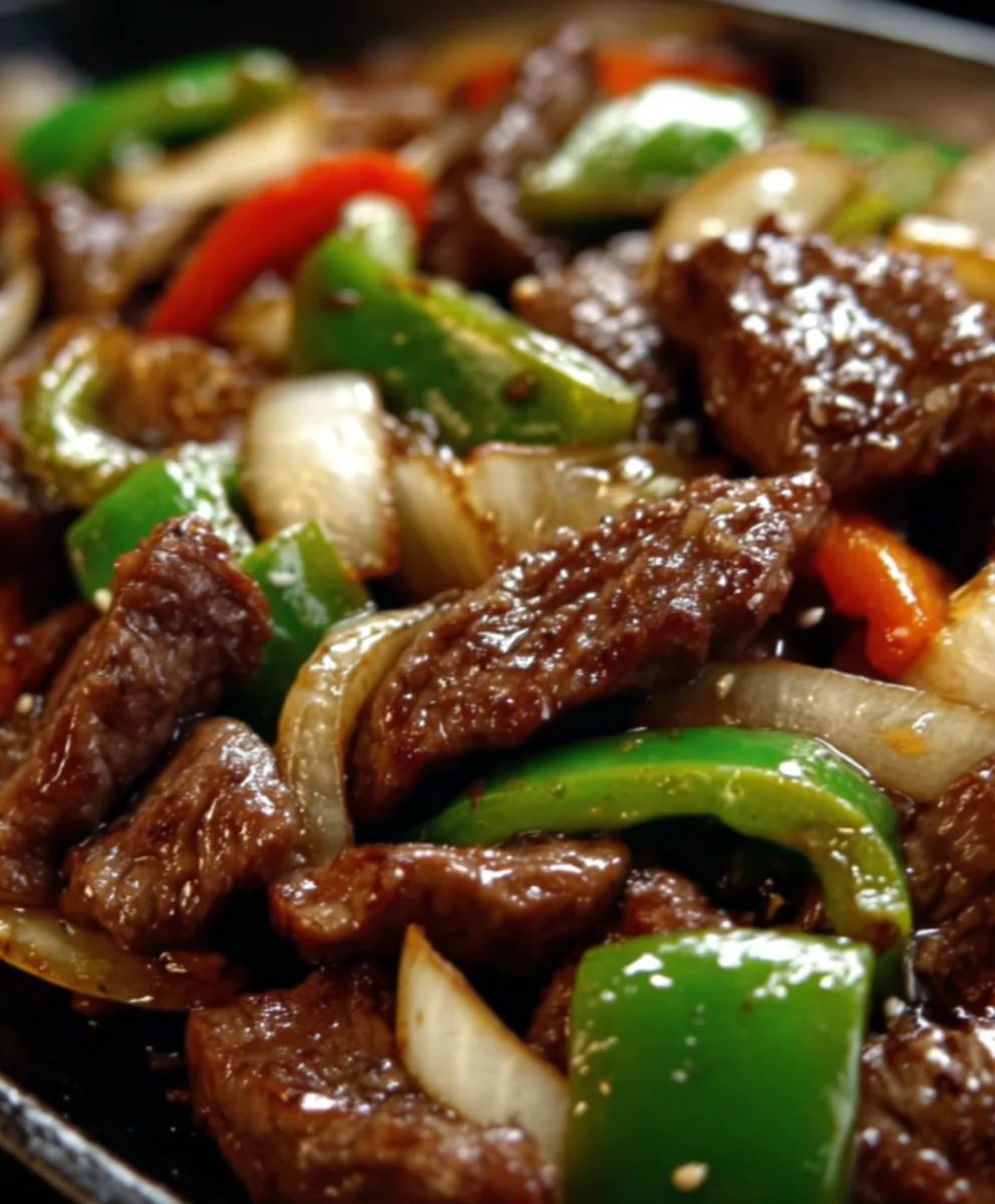 Chinese Pepper Steak with Onions-Quick Recipe