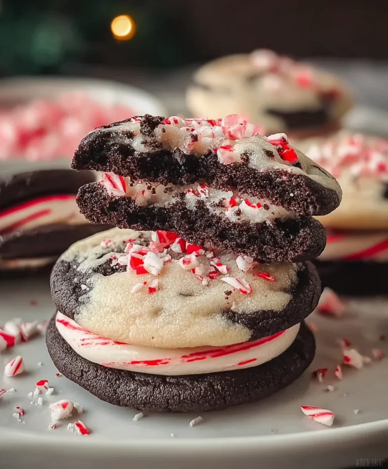 Peppermint Oreo Cookies-Festive & Easy Recipe