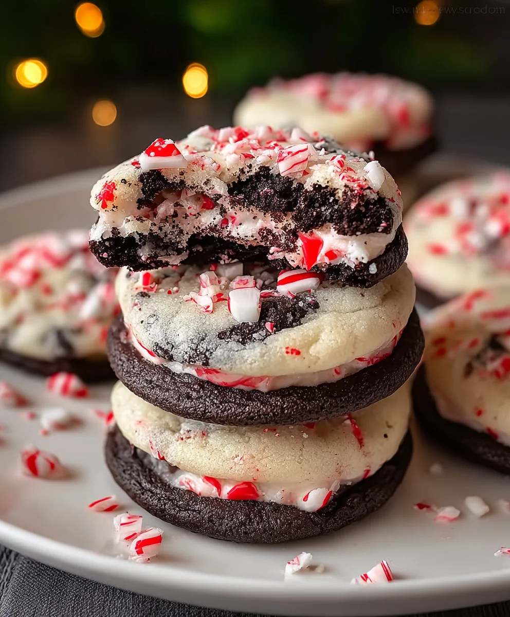 Peppermint Oreo Cookies-Festive & Easy Recipe