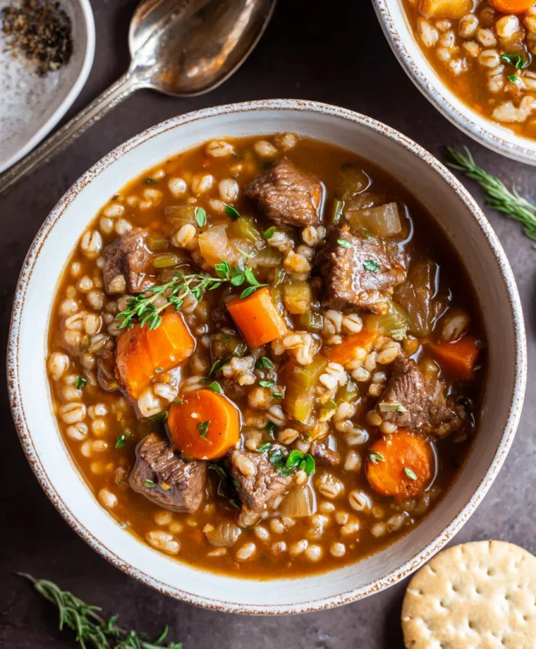 Hearty Beef Barley Soup – Easy Comfort Food Recipe