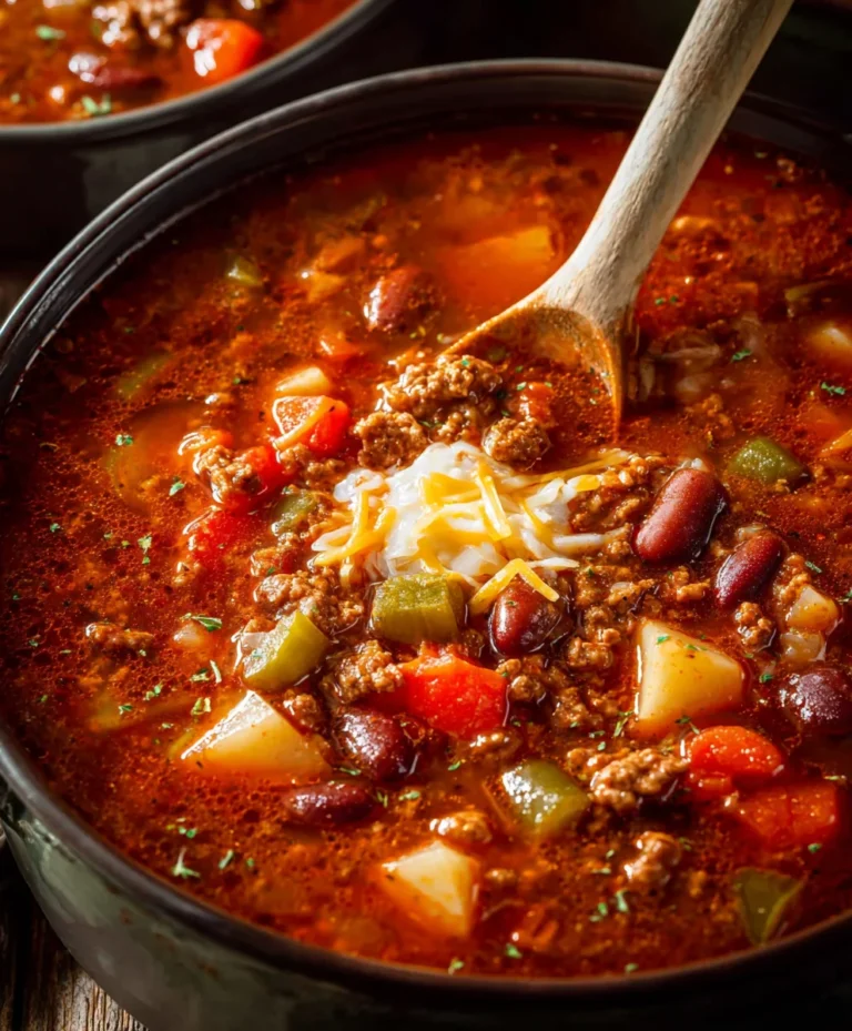 Hearty Cowboy Soup-Best Beef & Bean Recipe