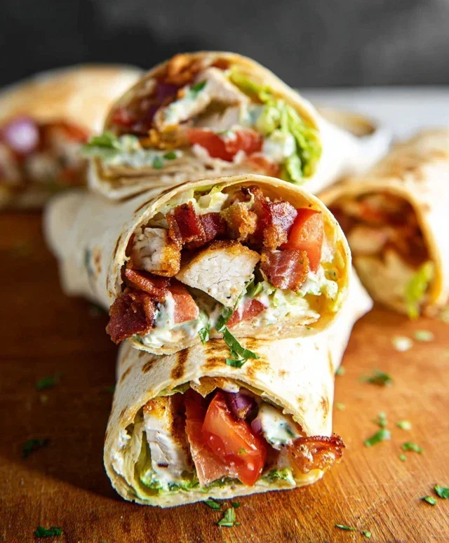 Crispy Chicken Beef Beef Bacon Ranch Wrap