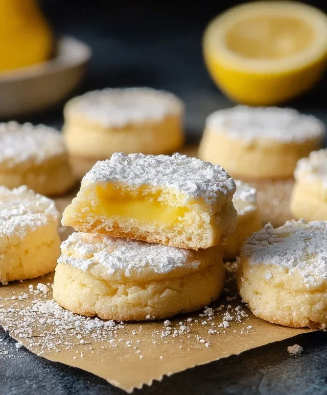 Lemon Bar Butter Cookies