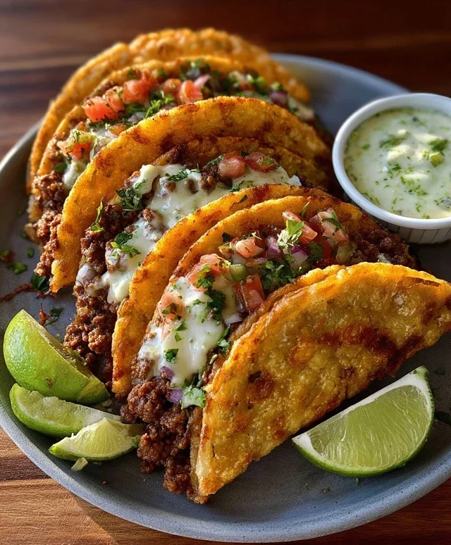 Crispy Ground Beef Tacos