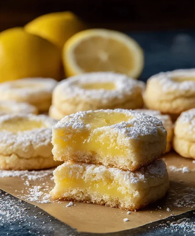 Lemon Bar Butter Cookies