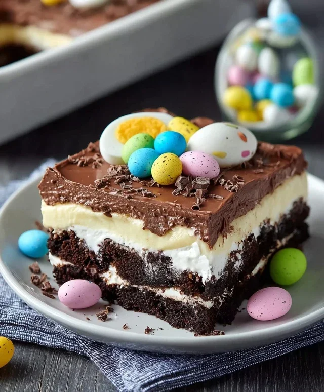 Easter Chocolate Lasagna