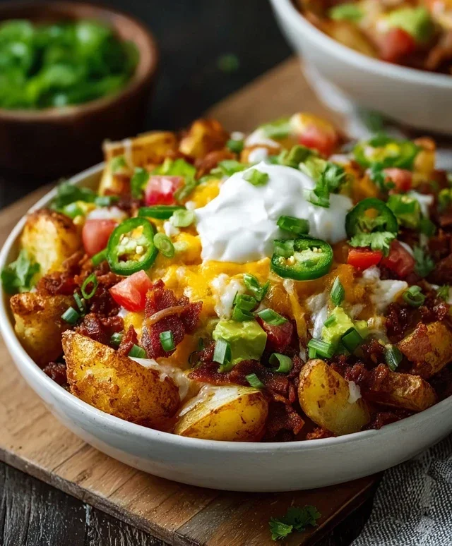 Loaded Potato Taco Bowl