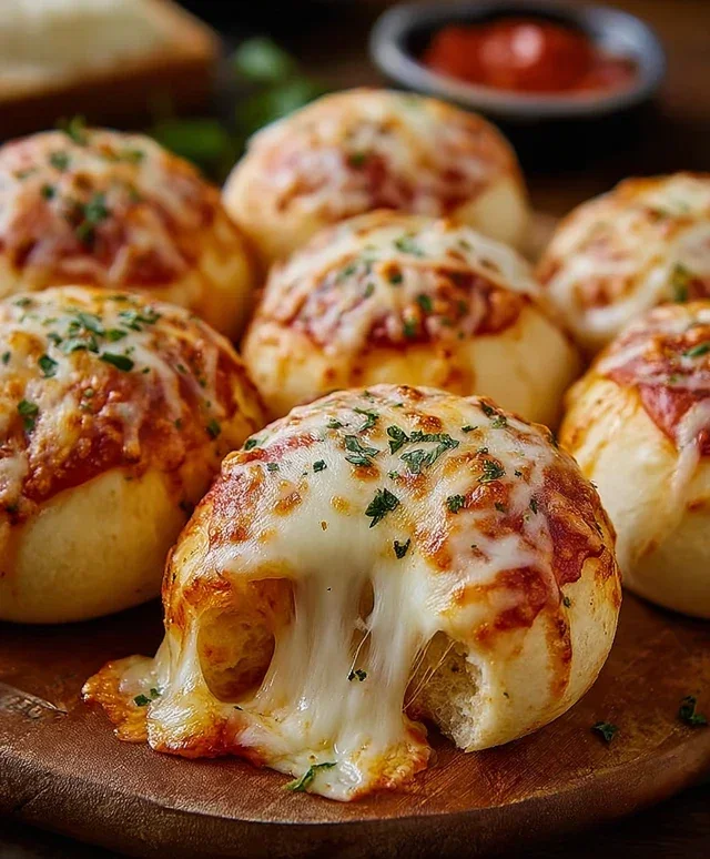 Cheesy Pizza Bombs