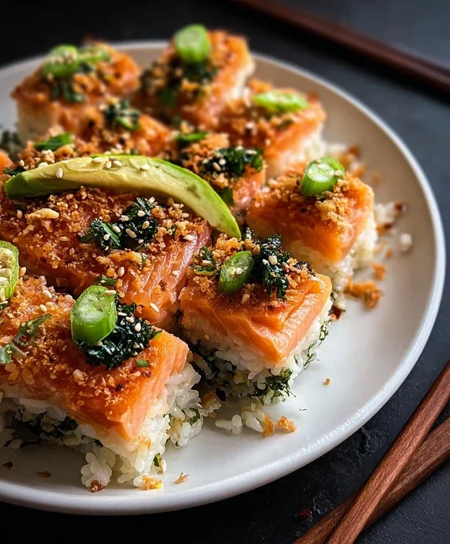 Salmon Crispy Rice