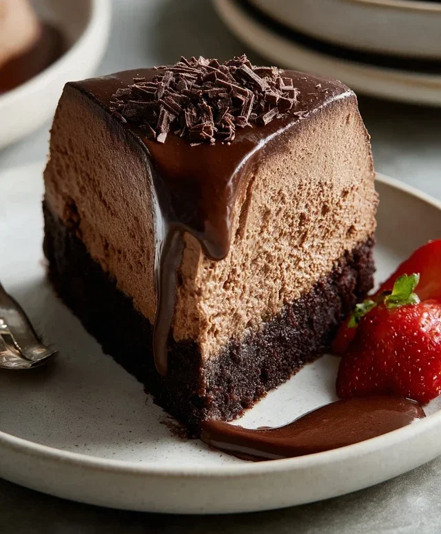 Vegan Chocolate Mousse Cake