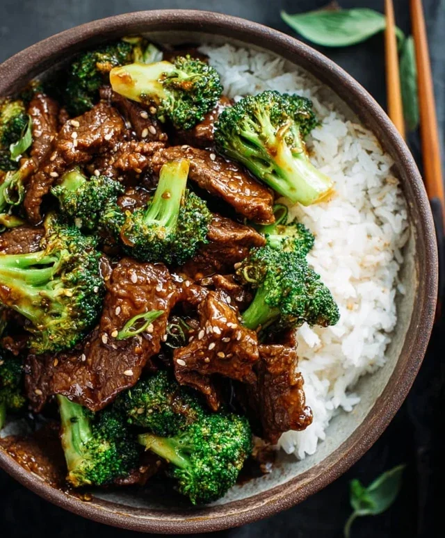 Chinese Beef and Broccoli (牛肉炒西兰花)