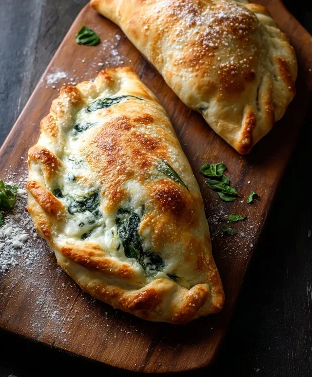 Ricotta Spinach Calzones