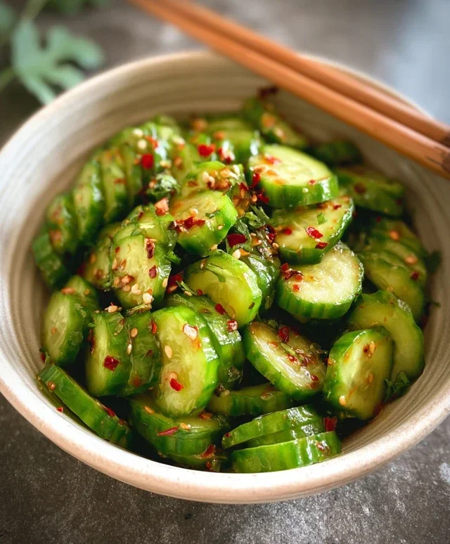 Spicy Asian Cucumber Salad