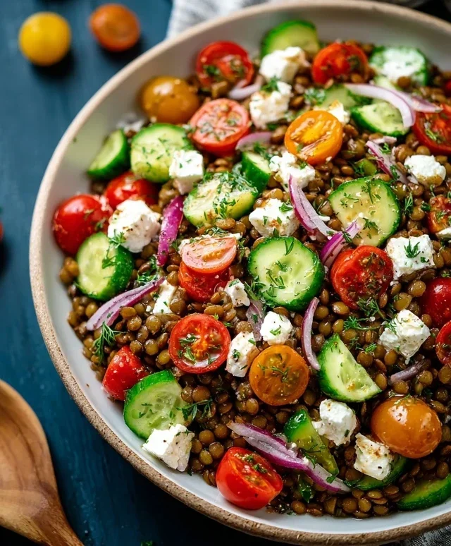 Mediterranean Lentil Salad
