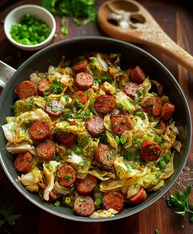 Easy Sausage and Cabbage Stir Fry