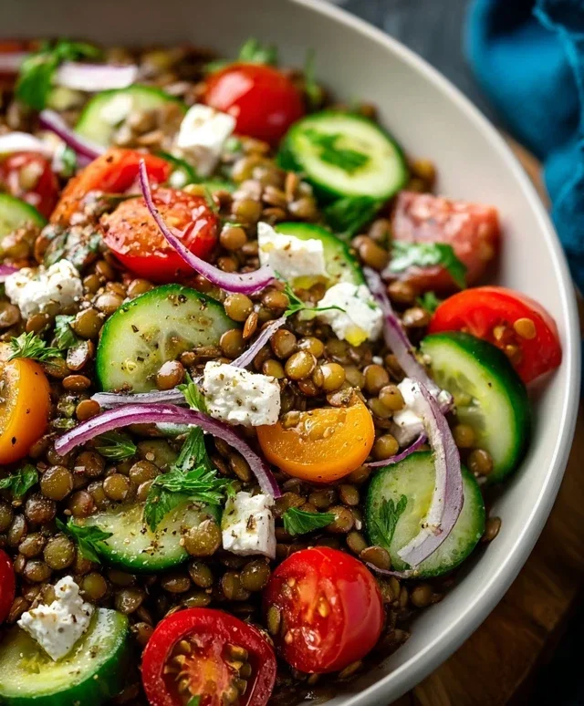 Mediterranean Lentil Salad
