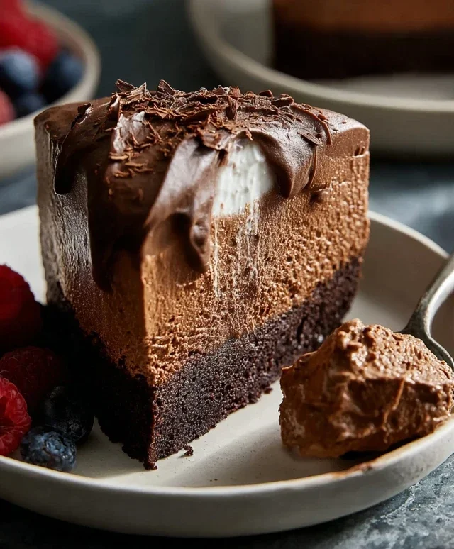 Vegan Chocolate Mousse Cake