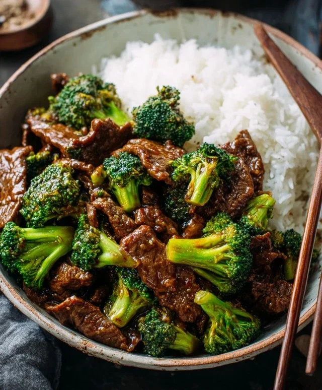 Chinese Beef and Broccoli (牛肉炒西兰花)