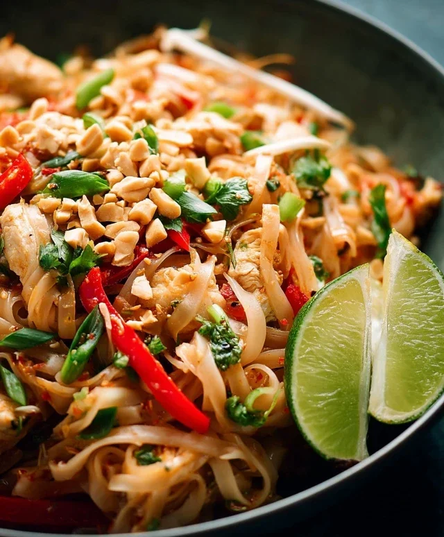 Chicken Pad Thai Dish
