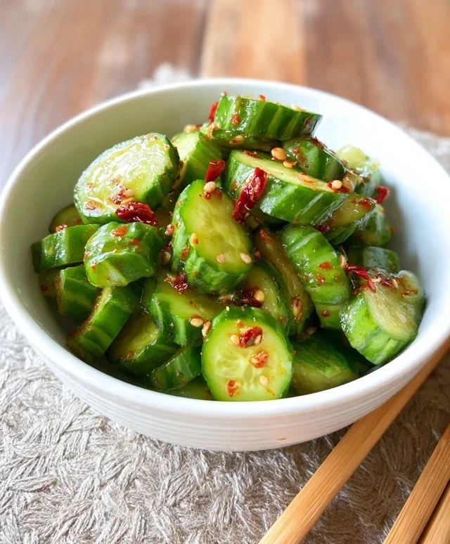 Spicy Asian Cucumber Salad