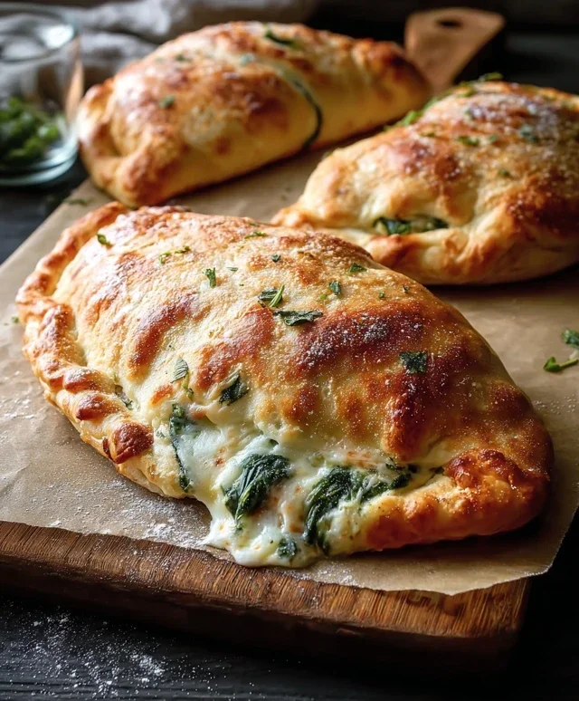 Ricotta Spinach Calzones