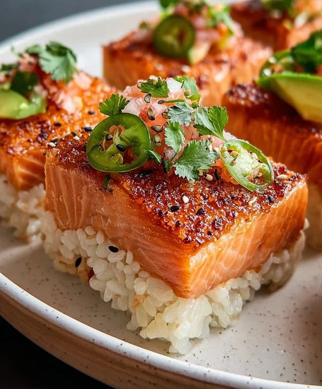 Salmon Crispy Rice