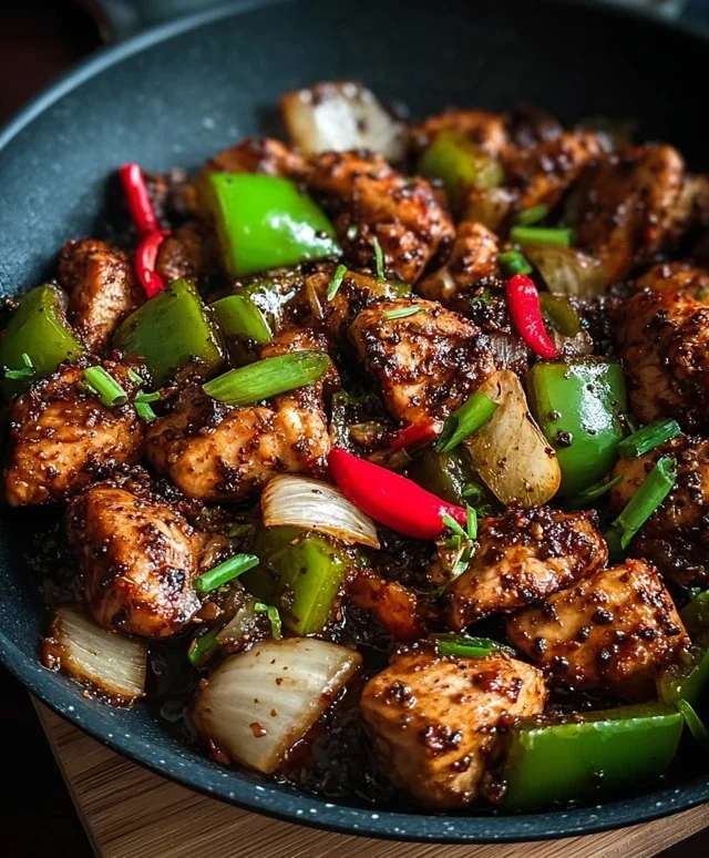Easy Black Pepper Chicken