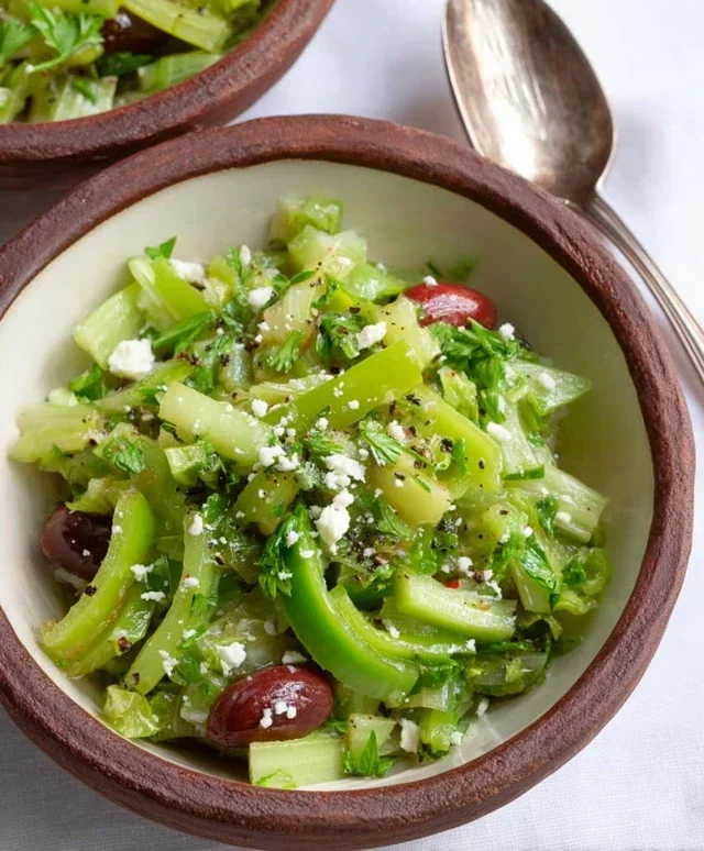 Mediterranean Celery Salad
