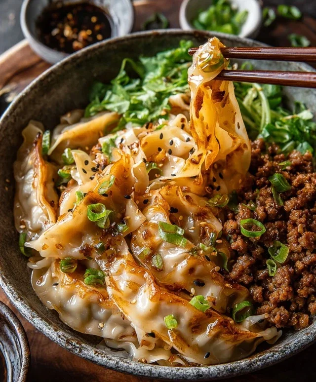 Potsticker Noodle Bowl