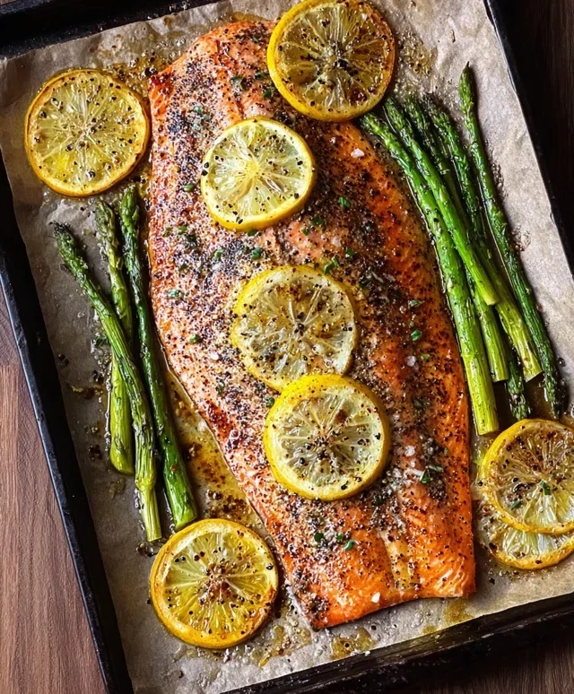 Baked Rainbow Trout with Lemon, Pepper, and Garlic