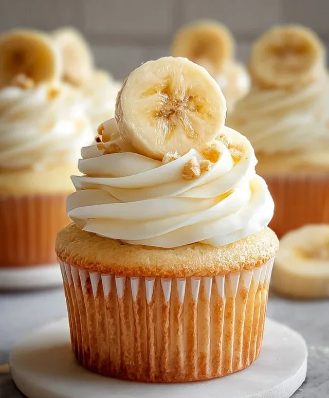 Banana Pudding Cupcakes