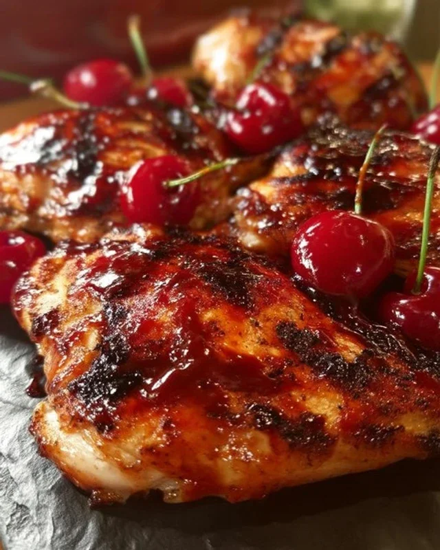 Cherry Dr. Pepper Grilled Chicken