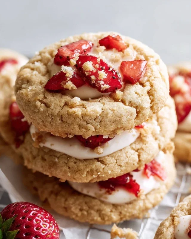 Strawberry Shortcake Cookies