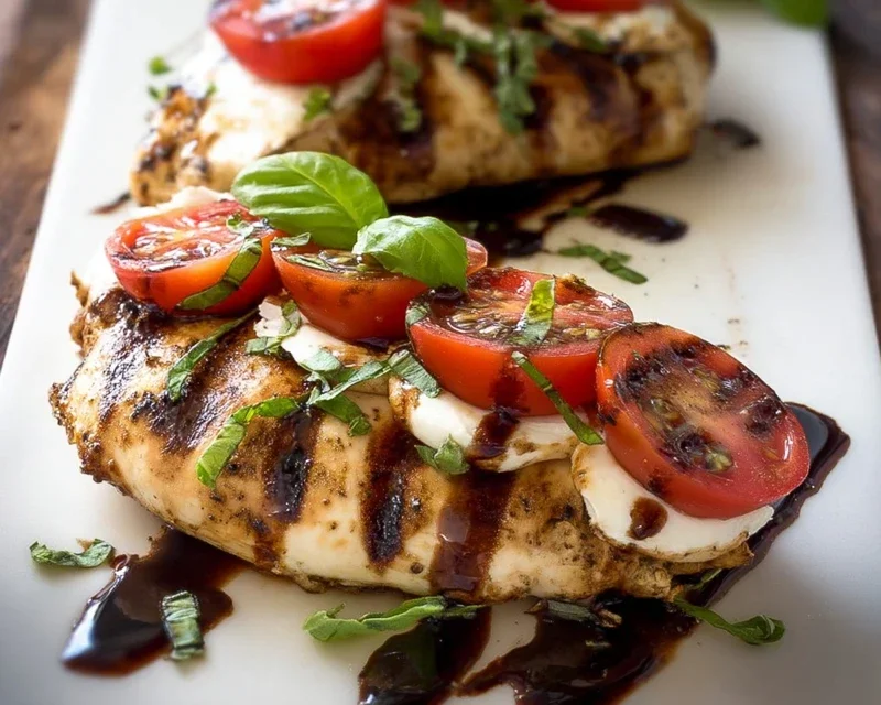 Grilled Chicken Caprese