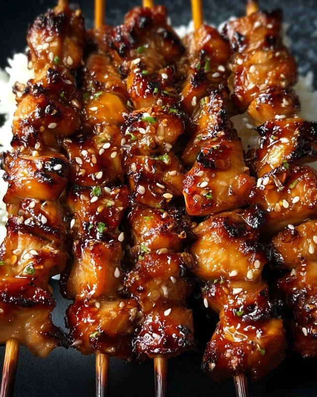Teriyaki Chicken Skewers